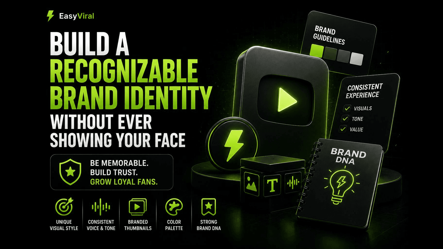 How to Build a Recognizable Brand Identity Without Ever Showing Your Face