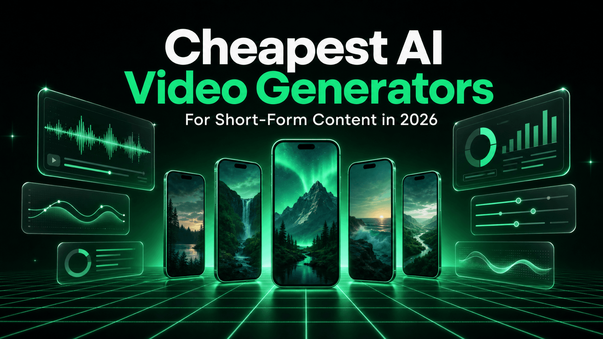 The Cheapest AI Video Generators for Short-Form Content in 2026