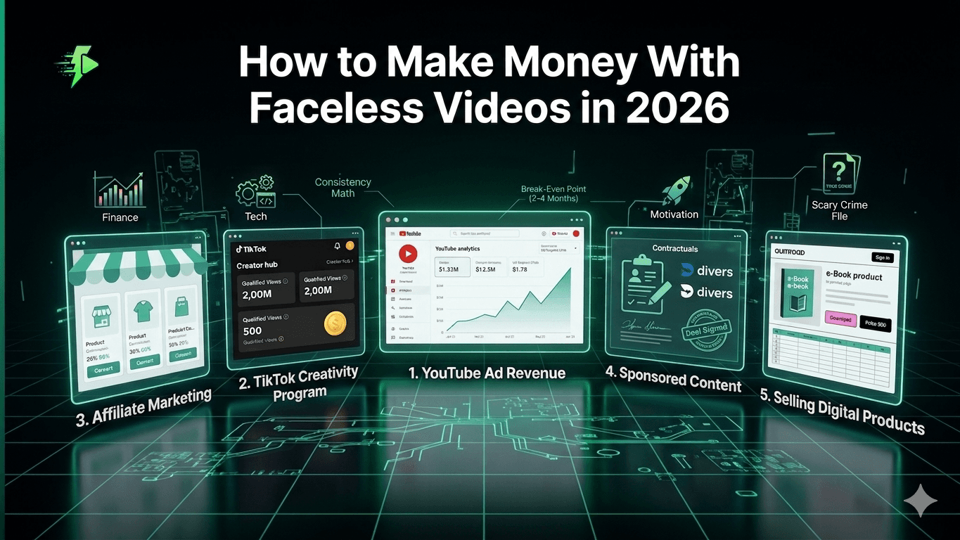 How to Make Money With Faceless Videos in 2026