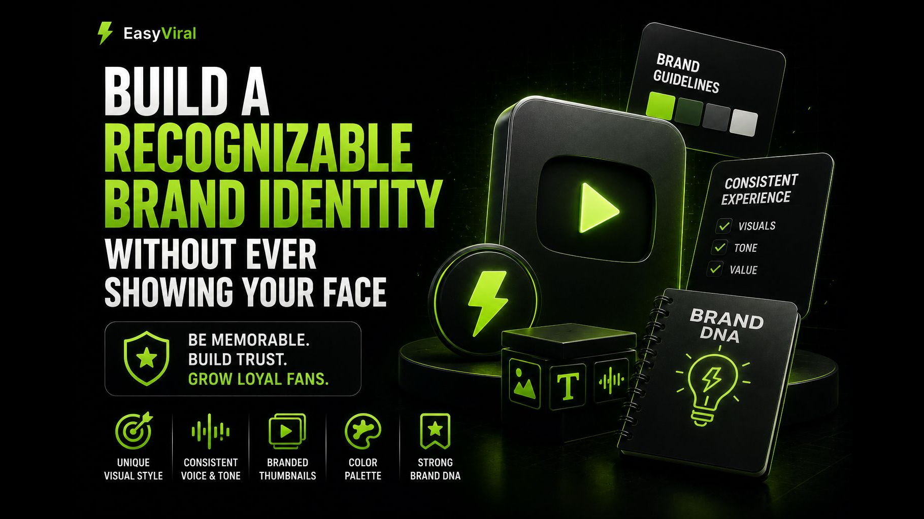 How to Build a Recognizable Brand Identity Without Ever Showing Your ...